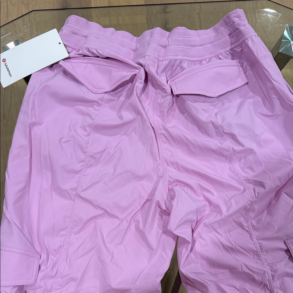 NWT Lululemon Athletica Light Pink/purple Dance Studio Relaxed fit Cargo Pants - Picture 7 of 10